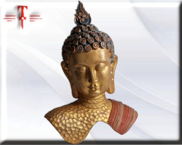Cabeza Buda , Talla Buda Thai Dimensiones: 35*25cm / 13.77*9.84 Inch Peso: 910 gr El budismo Es básicamente una religión no-teísta, pero también representa una filosofía, un método de entrenamiento espiritual y un sistema psicológico.