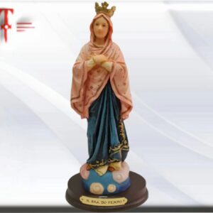 Nuestra Señora del Tiempo Santos y Vírgenes católicos , productos Religiosos Máxima Calidad Europea . Material : resina Medidas: 24cm / 9.44 Inch Peso: 697 Gr.