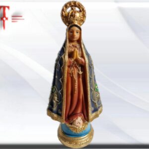 Nuestra Señora Aparecida Tamaño: 12cm / 4.72 Inch peso: 115gr material :resina Nuestra Señora Aparecida El Santuario de Nuestra Señora Aparecida, Patrona de Brasil, situado en el estado de Sâo Paulo.