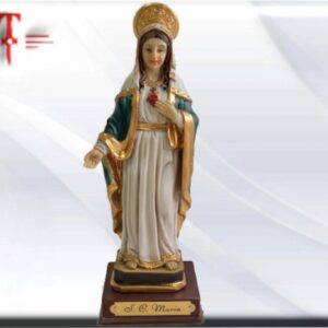 Sagrado corazón de María medidas: 15*5*5cm Peso: 140 gr Material : resina