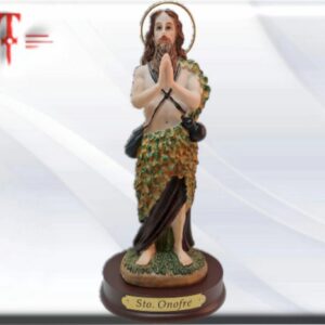 Figura estatua San Onofre Santos y Vírgenes católicos Religiosos Material : resina Medidas: 15cm / 5.90 Inch Peso: 121 Gr. Material : resina Medidas: 22cm / 8.66 Inch Peso: 357 Gr.
