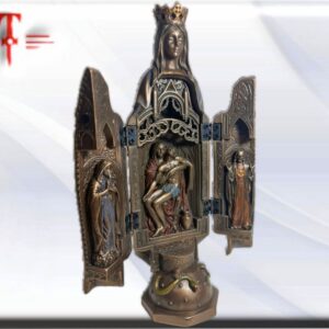 Escultura Estatua  Virgen de la Piedad , Pieza rara , Productos religiosos , santos y vírgenes católicos Medidas: 21cm / 8.26 Inch Peso: 380 gr