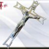 Crucifijo metal 12cm - Imagen 2