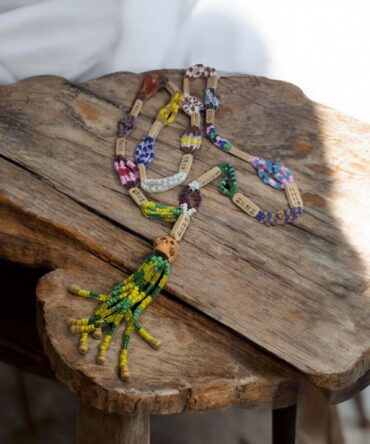 Collar Ogbe Yonó Haya - Babalawo - Santeria Palo Mayombe