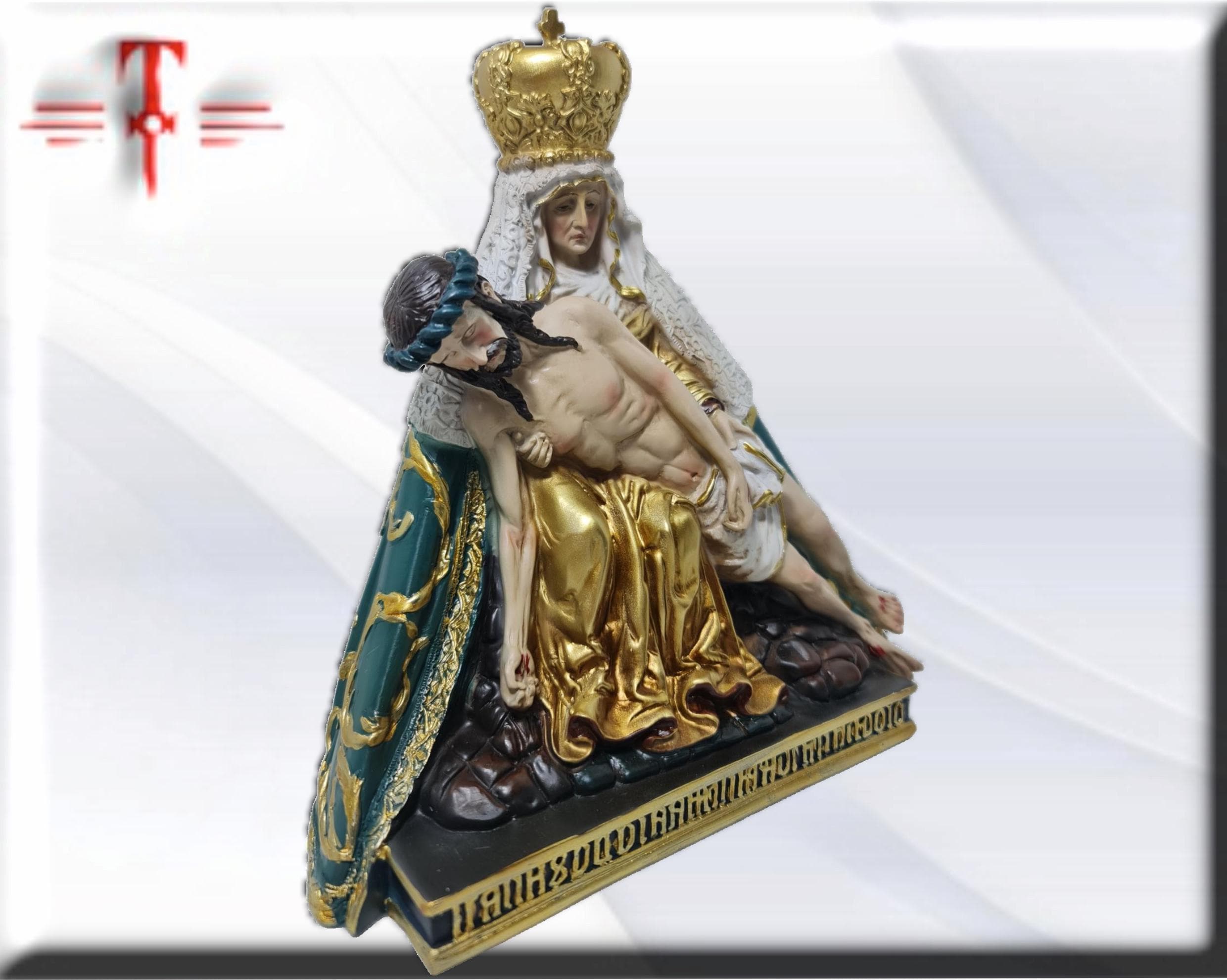 Figura de la Virgen del Camino de León en Resina – 20 cm, productos Religiosos - Image 4