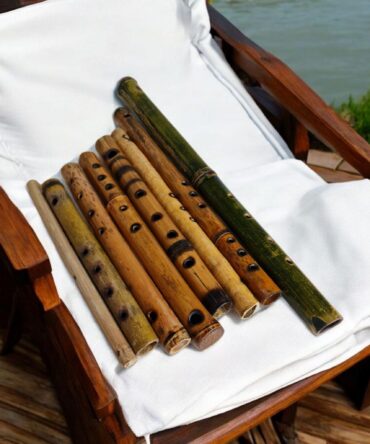 Pack 8 Flautas de Bambú , arte africano , Galería de arte , hecho a mano