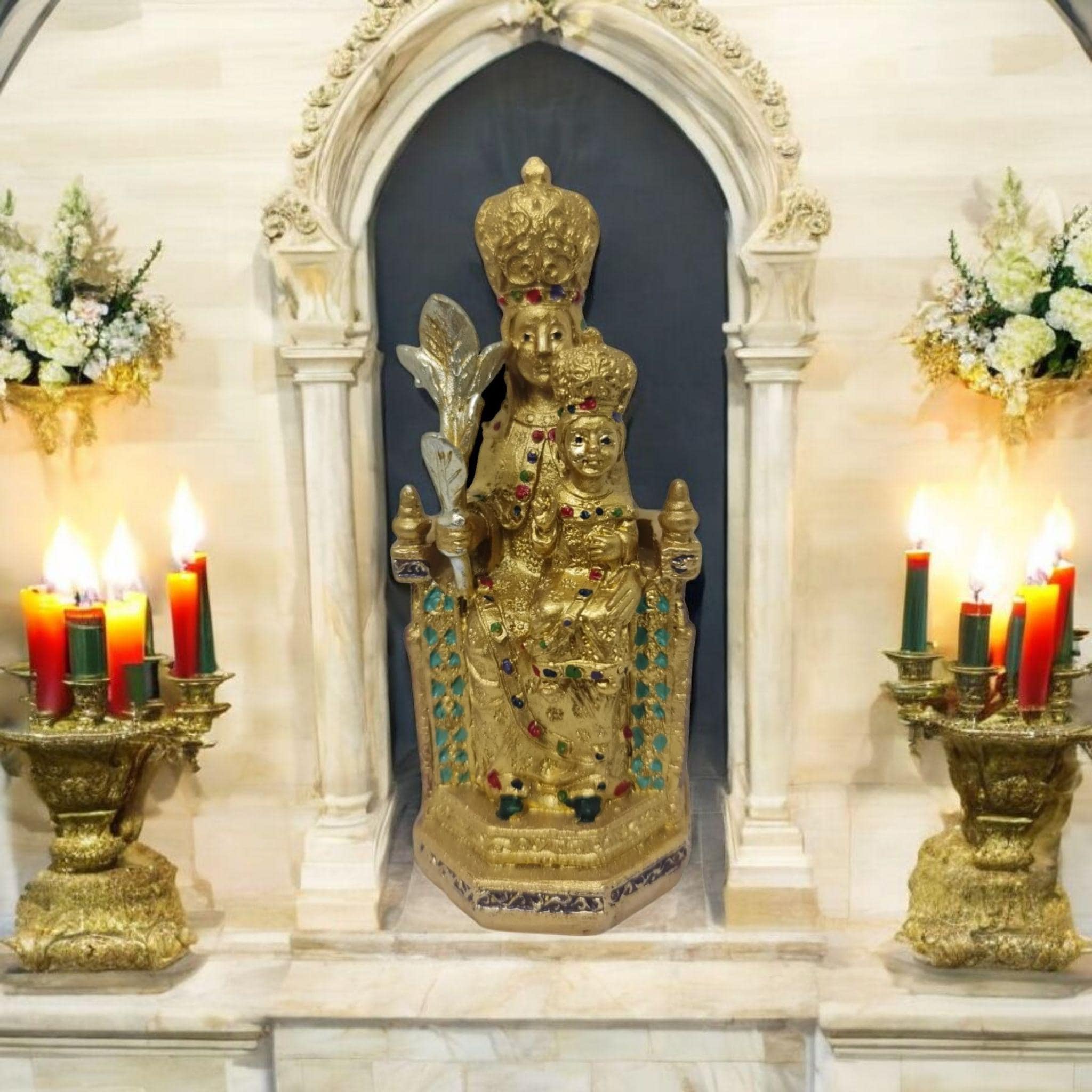 Figura de la Virgen de la Vega (Salamanca) en Resina , productos Religiosos