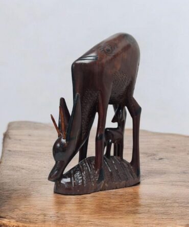 Estatua Familia Animales ciervos , Arte Africano , Galería de arte , Antigüedad , artesanía africana