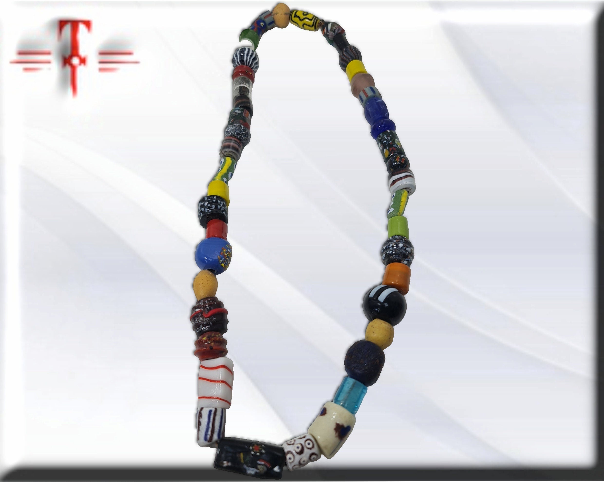 collar de cuentas africanas , cultura tradicional , arte africano , Cultura religiosa - Imagen 4