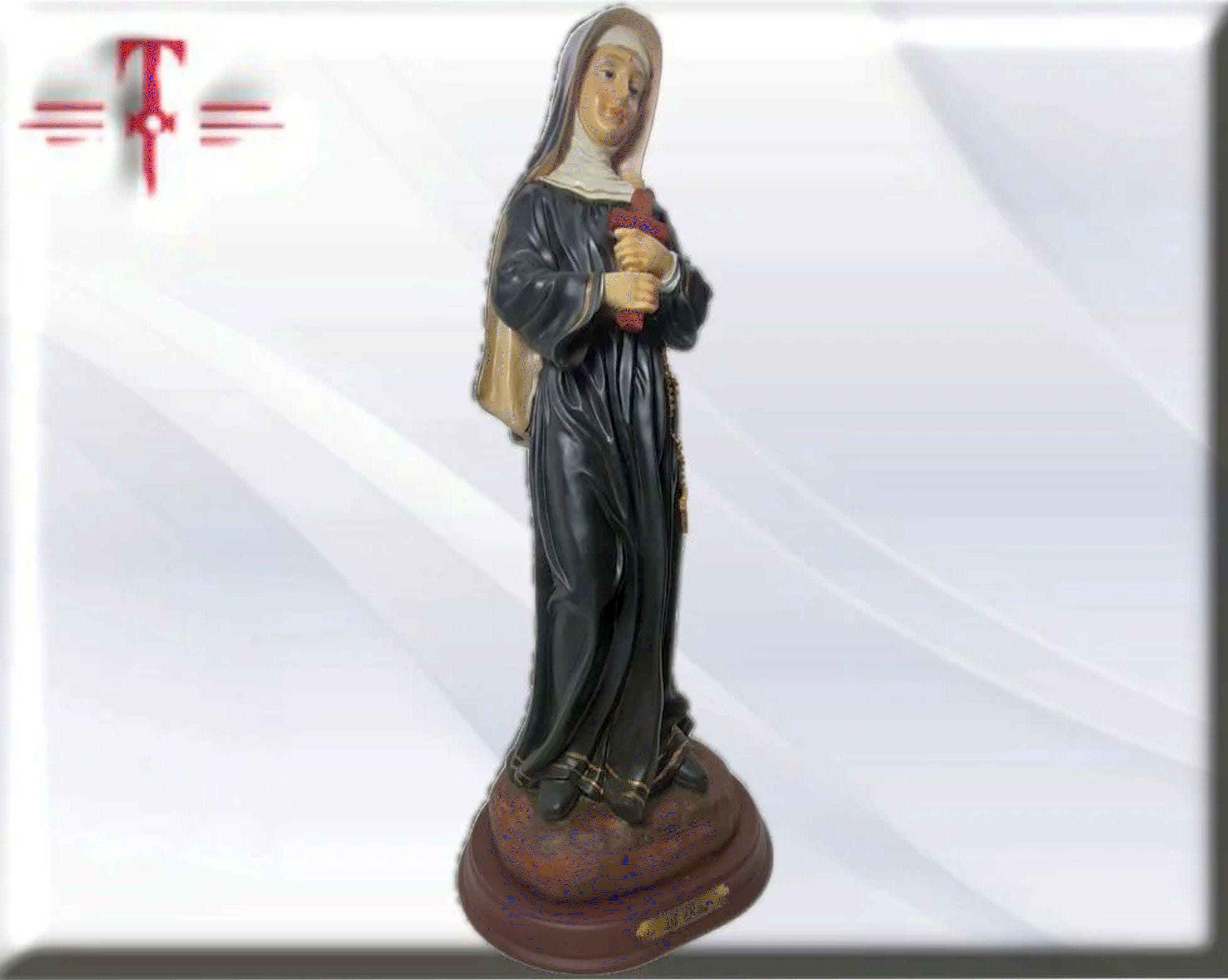 Estatua Santa Rita de Casia 41cm . Catholic Saints and Virgins, Religious products, - Imagen 2