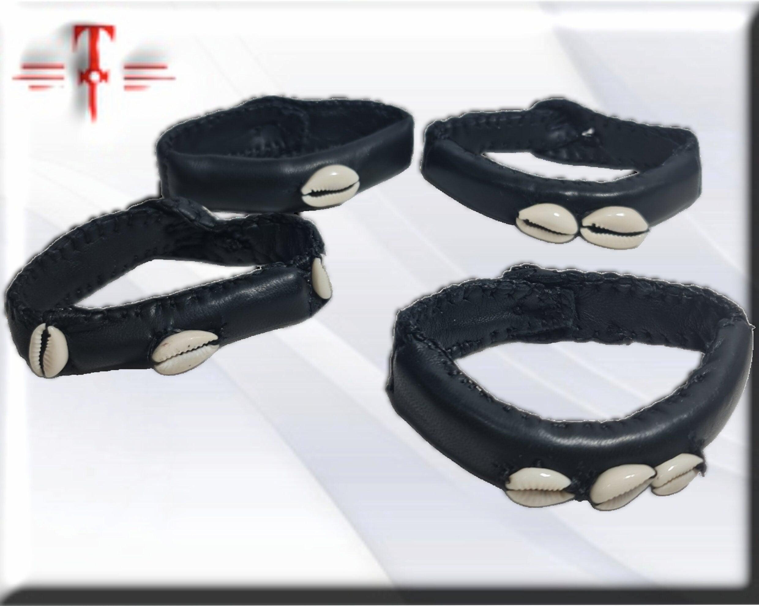 Brazalete de Protección de cuero , secretos del vudú africano - Imagen 3