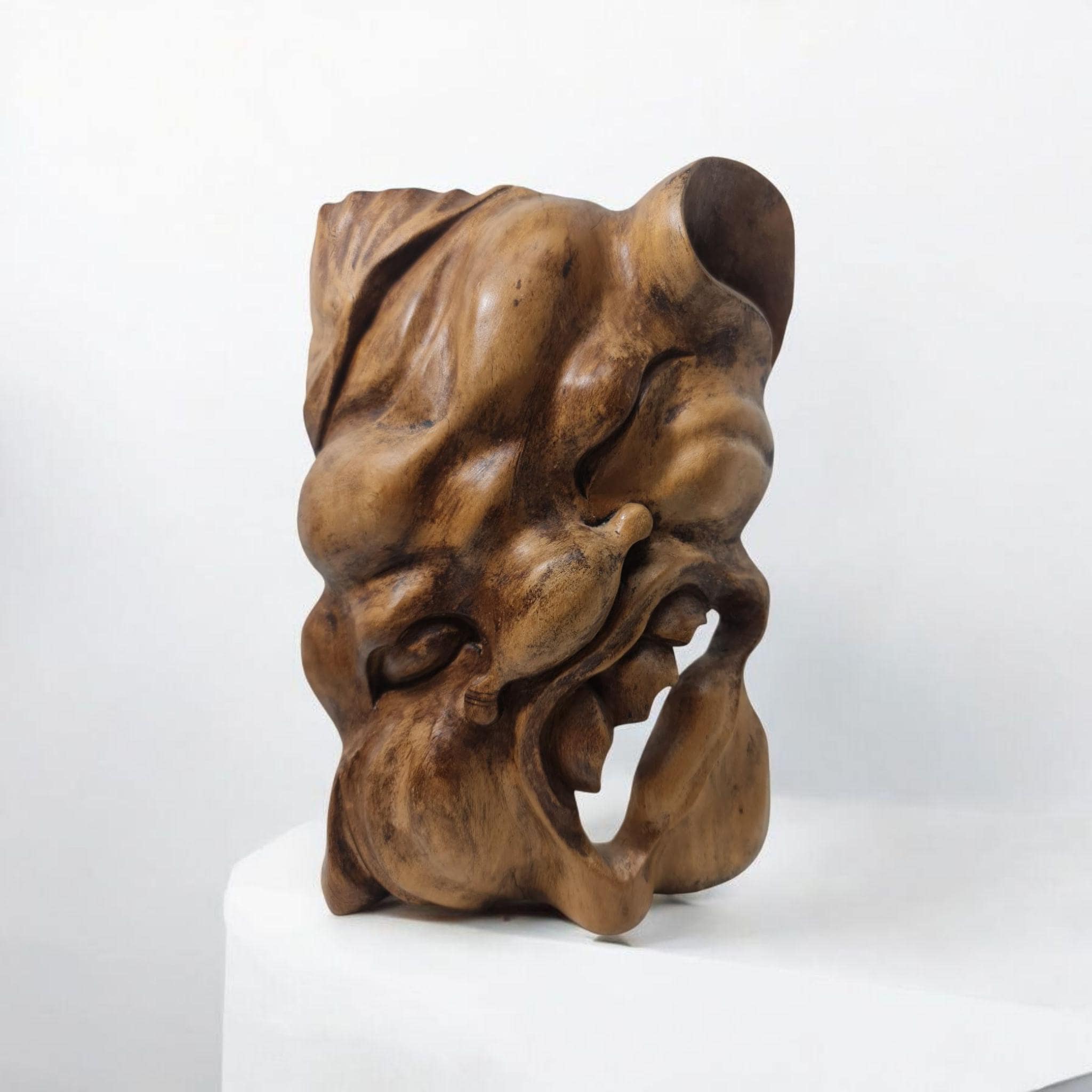 Máscara de Rostro Tradicional – Pieza Única de Arte Africano de Colección