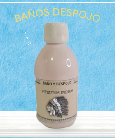 baño 9 frutos indios