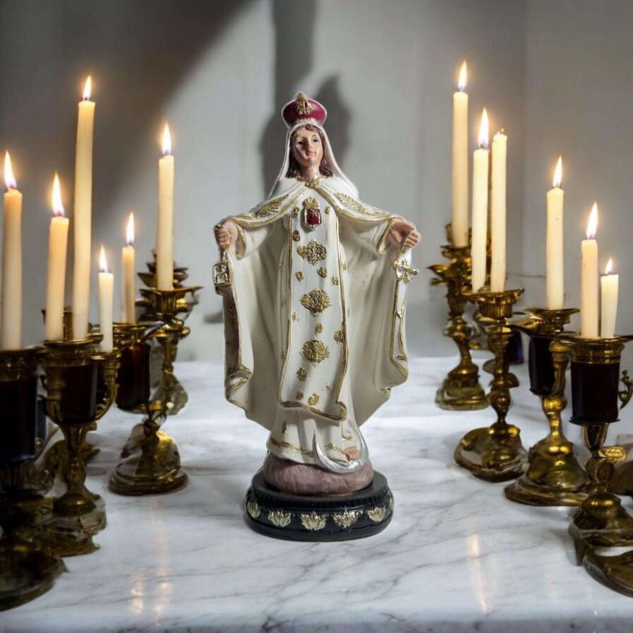 Figura de la Virgen de las Mercedes en Resina Premium (Varios Tamaños) , productos Religiosos