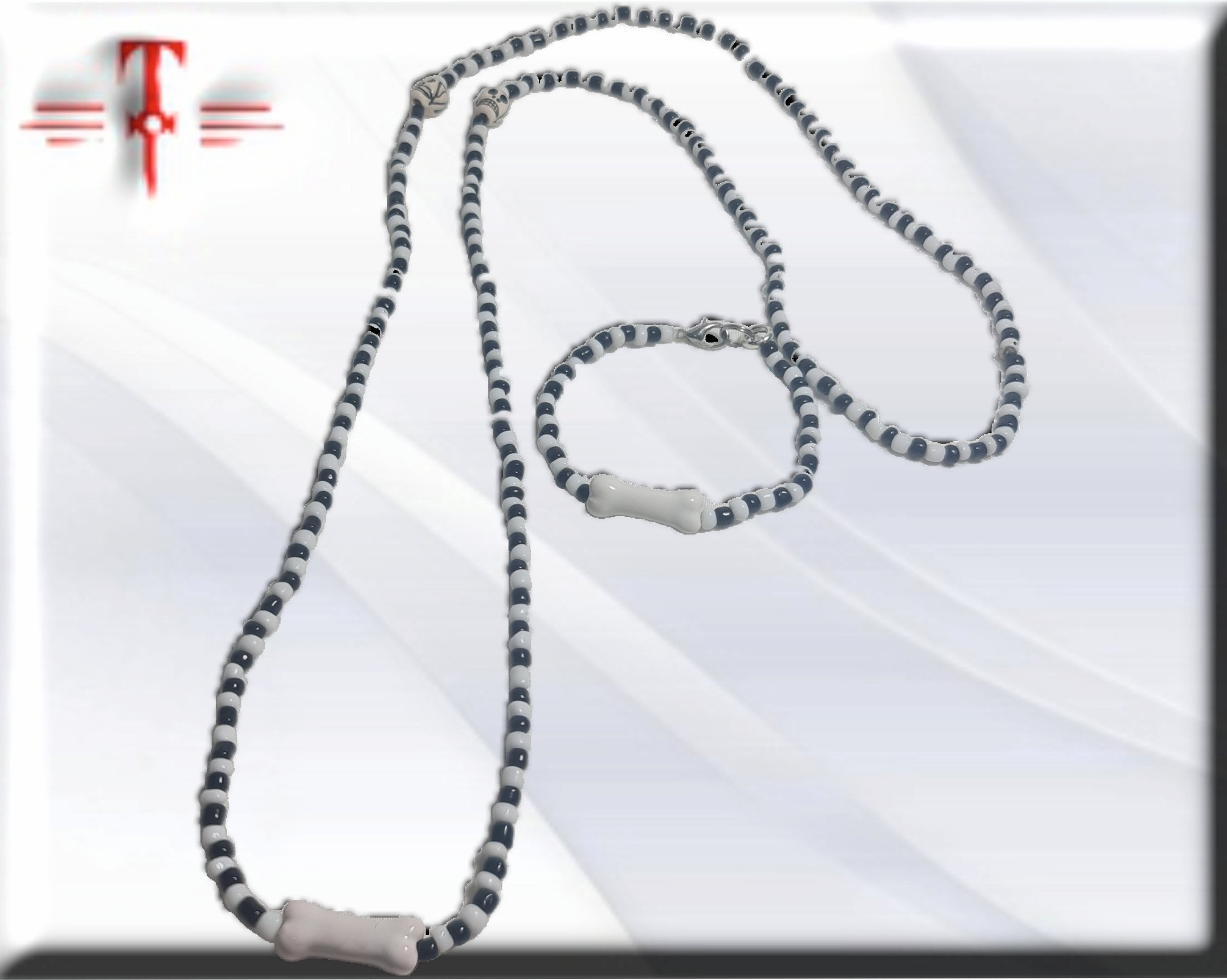 Collar Egguns - Egungun + pulsera a juego , Santería Palo Mayombe , Vudú - Imagen 4