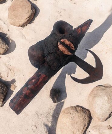 Fetiche Hacha de poder de Heviesso , Shangó , proteccion , evolucion, espiritualidad, producto original de Benin