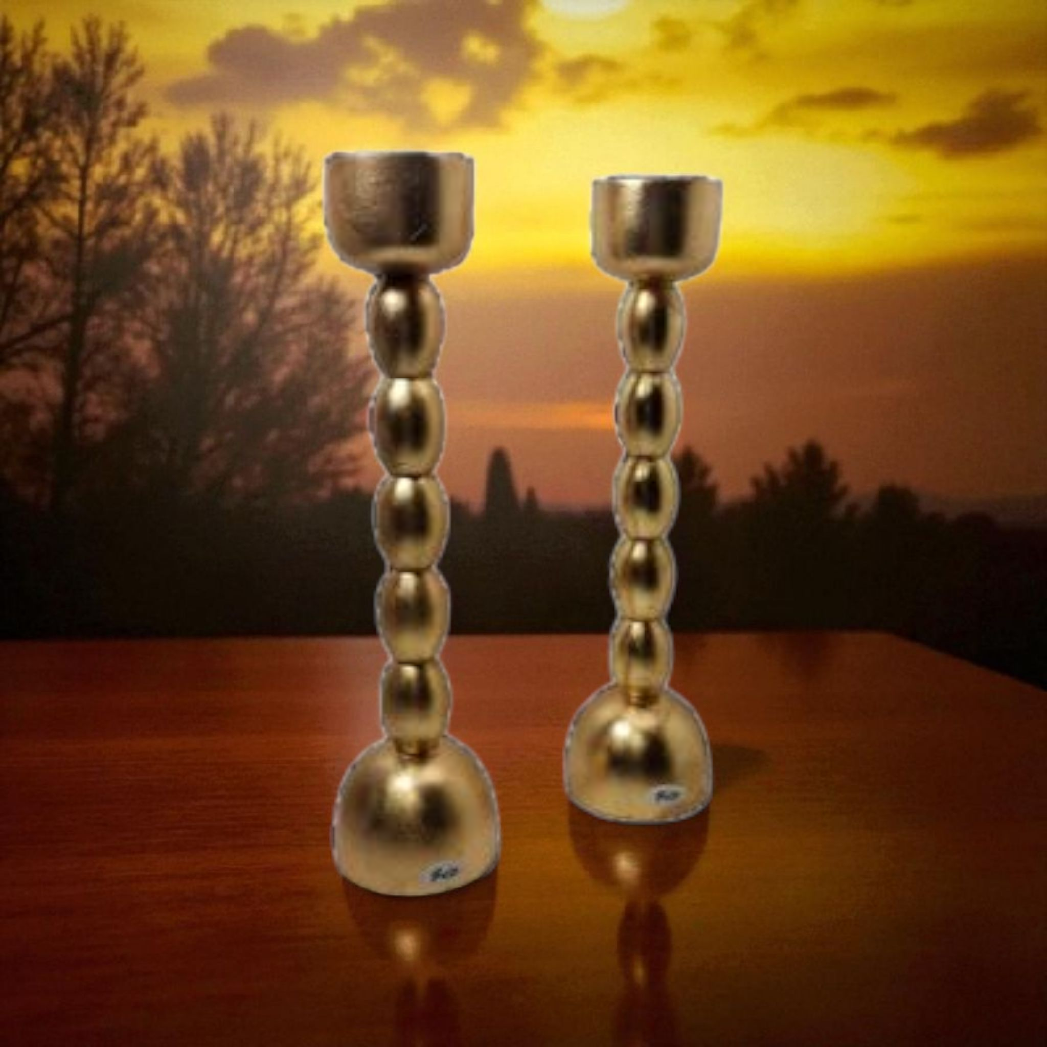 pareja de Candelabros Oval