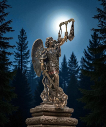 Arcángel San Miguel con balanza