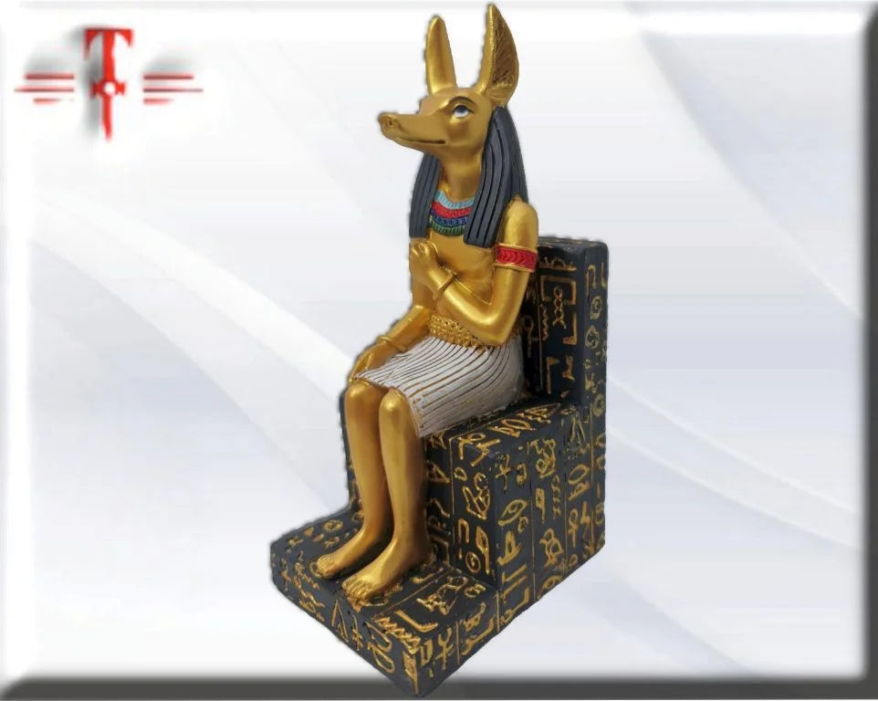 Dios Anubis dorado - Imagen 4