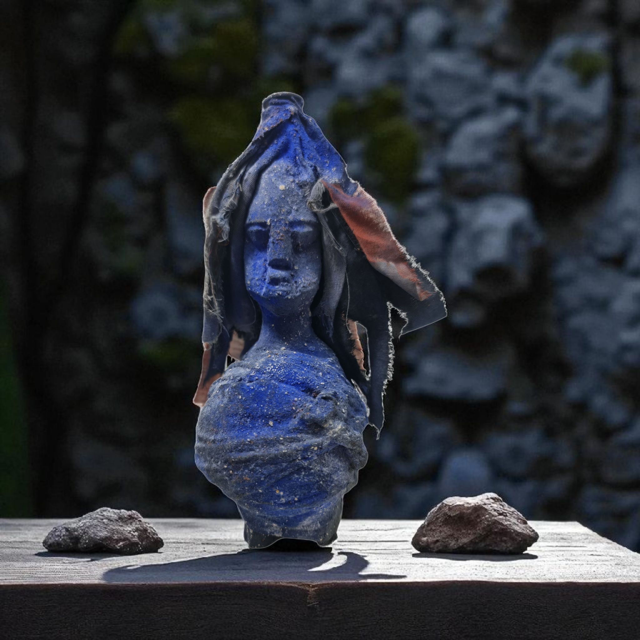 Fetiche de Protección para Comercios y Negocios - Secretos del Vodun Africano (22 cm)