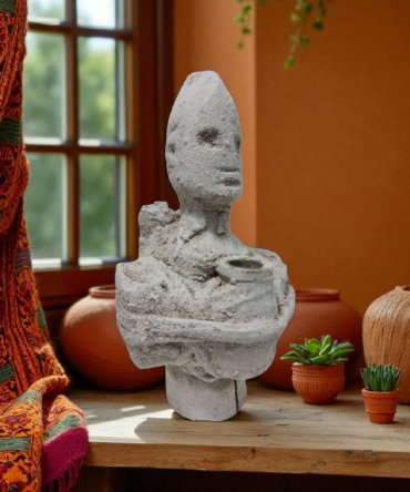 Fetiche de Protección para Casa y Familia - Secretos del Vodoun de Benín (14 cm)