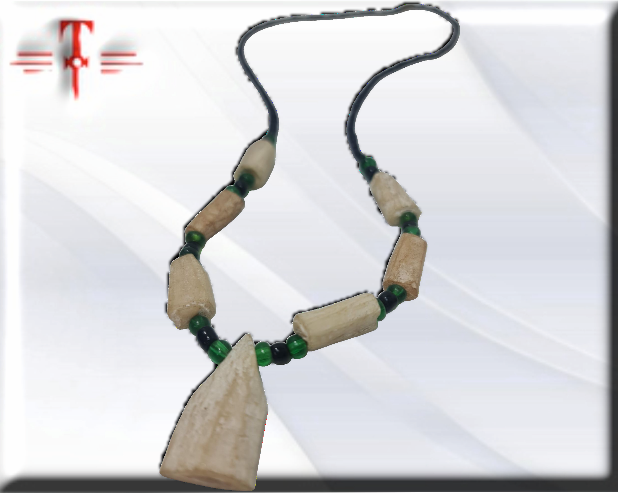 Colgante africano de hueso, suerte , dinero , Original from Benín Protection , amuleto - Imagen 3