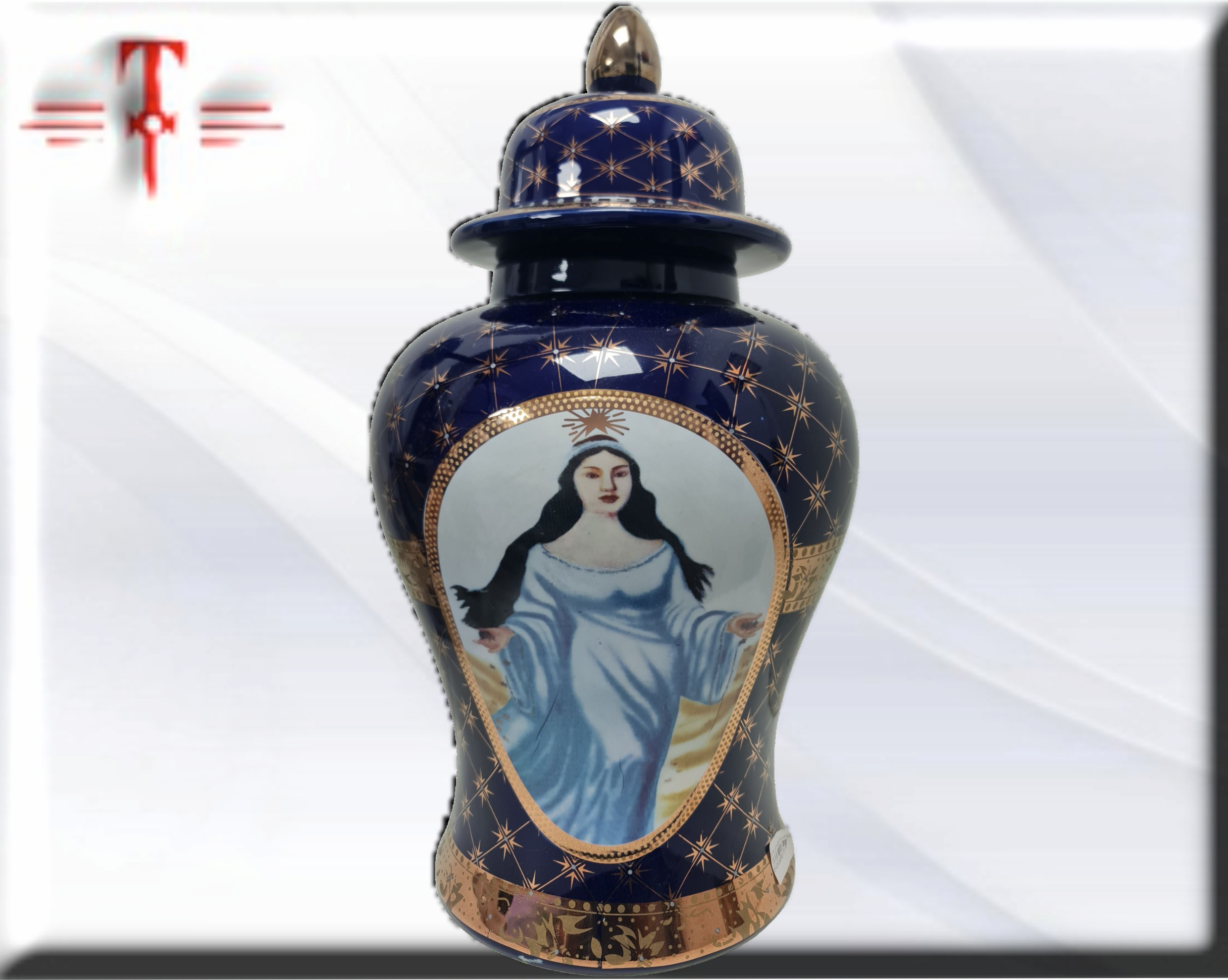 Potiche Orisha Yemaya , productos de Santeria , articulos religiosos - Imagen 2