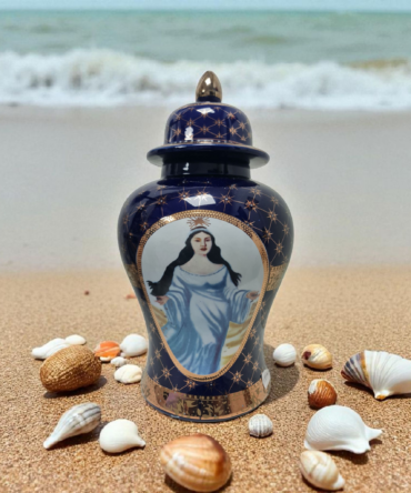 Potiche Orisha Yemaya , productos de Santeria , articulos religiosos