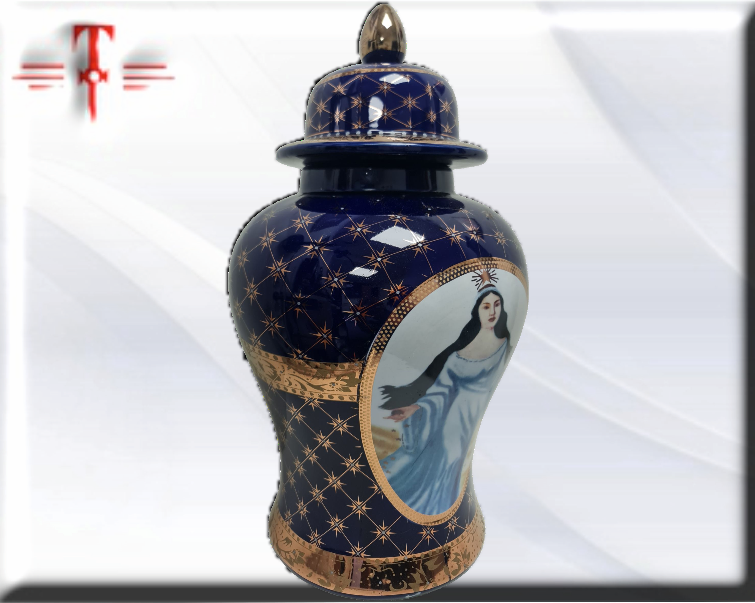 Potiche Orisha Yemaya , productos de Santeria , articulos religiosos - Imagen 3