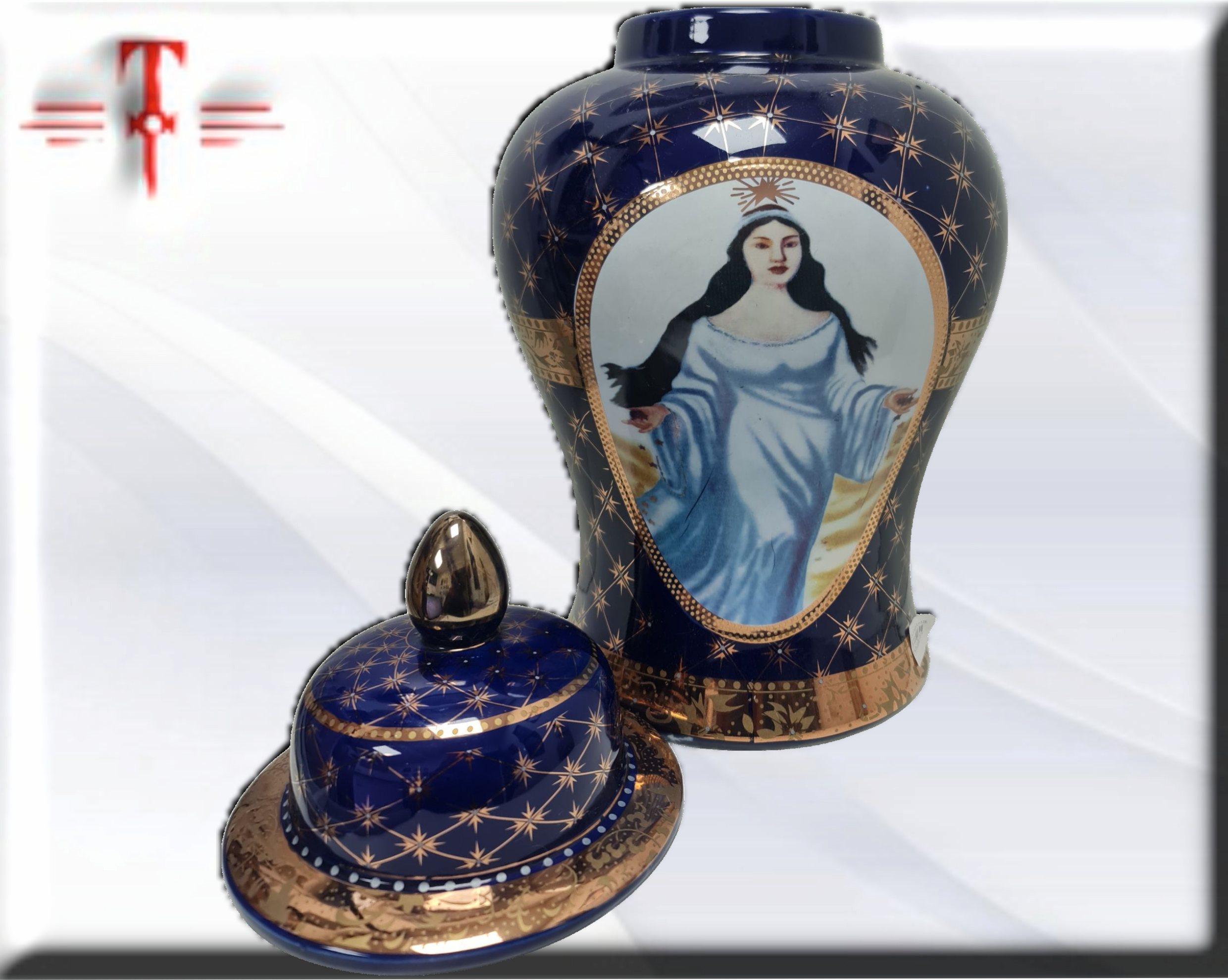 Potiche Orisha Yemaya , productos de Santeria , articulos religiosos - Imagen 4