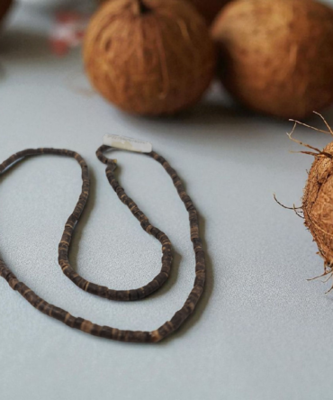Collar cuentas de coco, Ifá ,Babalawo , Yoruba , Nigeria