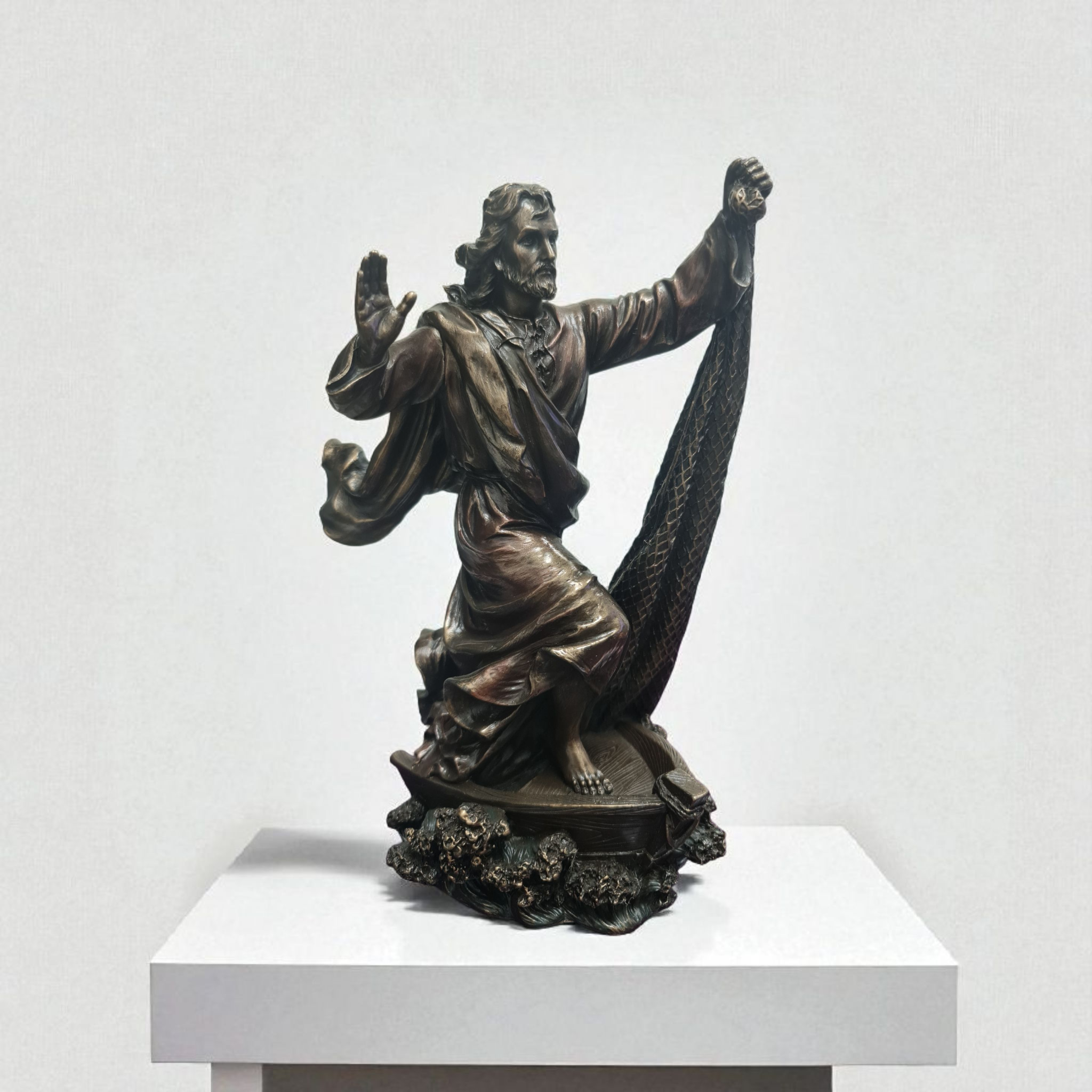 Jesus el Pescador estilo Veronese , Virgenes y santos catolicos