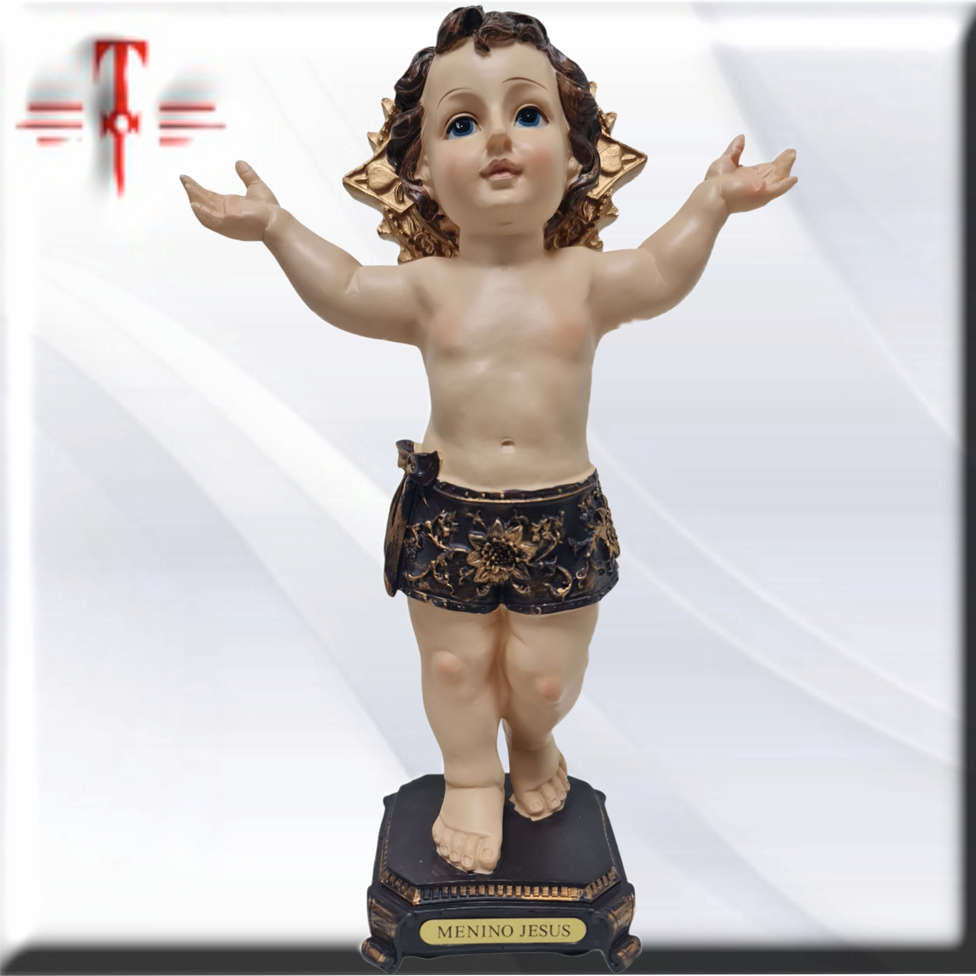 Niño Jesús con las manos alzadas , Santos y Vírgenes católicos , productos Religiosos - Imagen 2