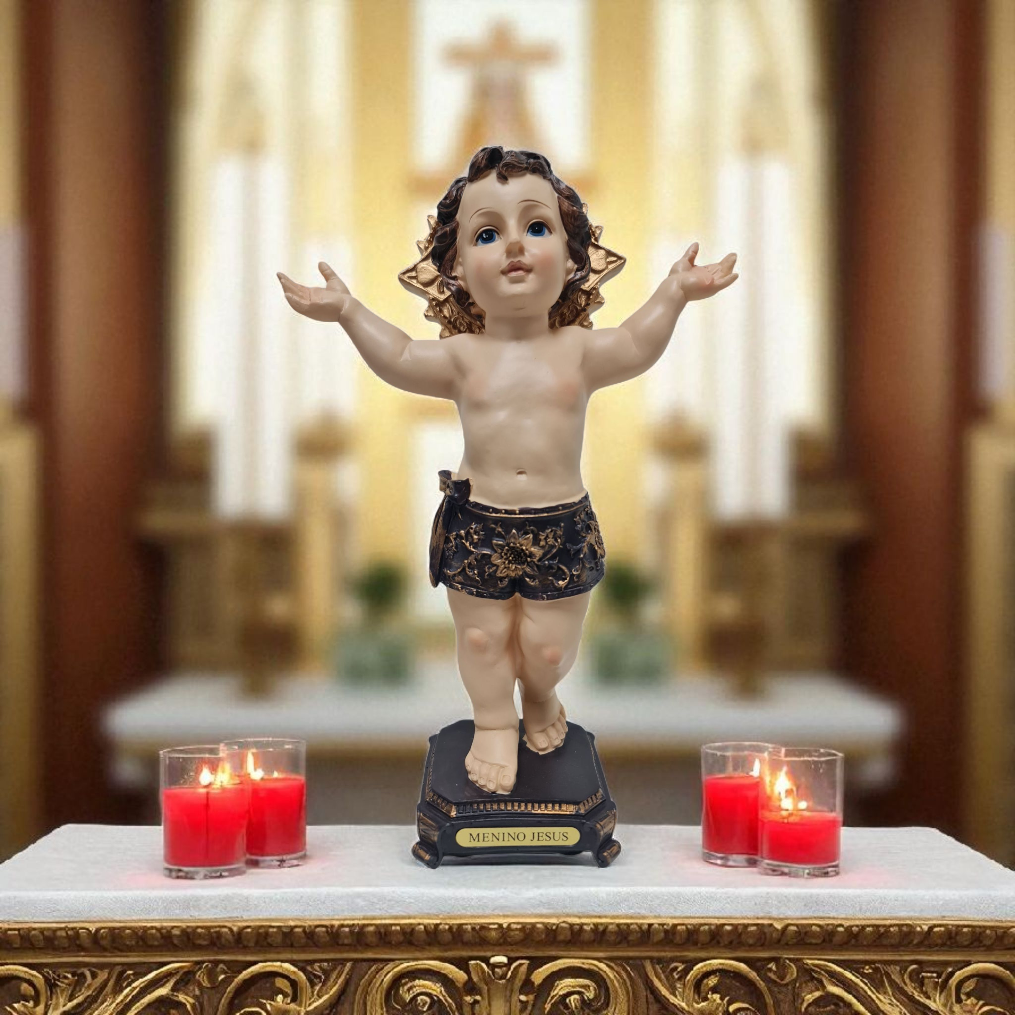 Niño Jesús con las manos alzadas , Santos y Vírgenes católicos , productos Religiosos