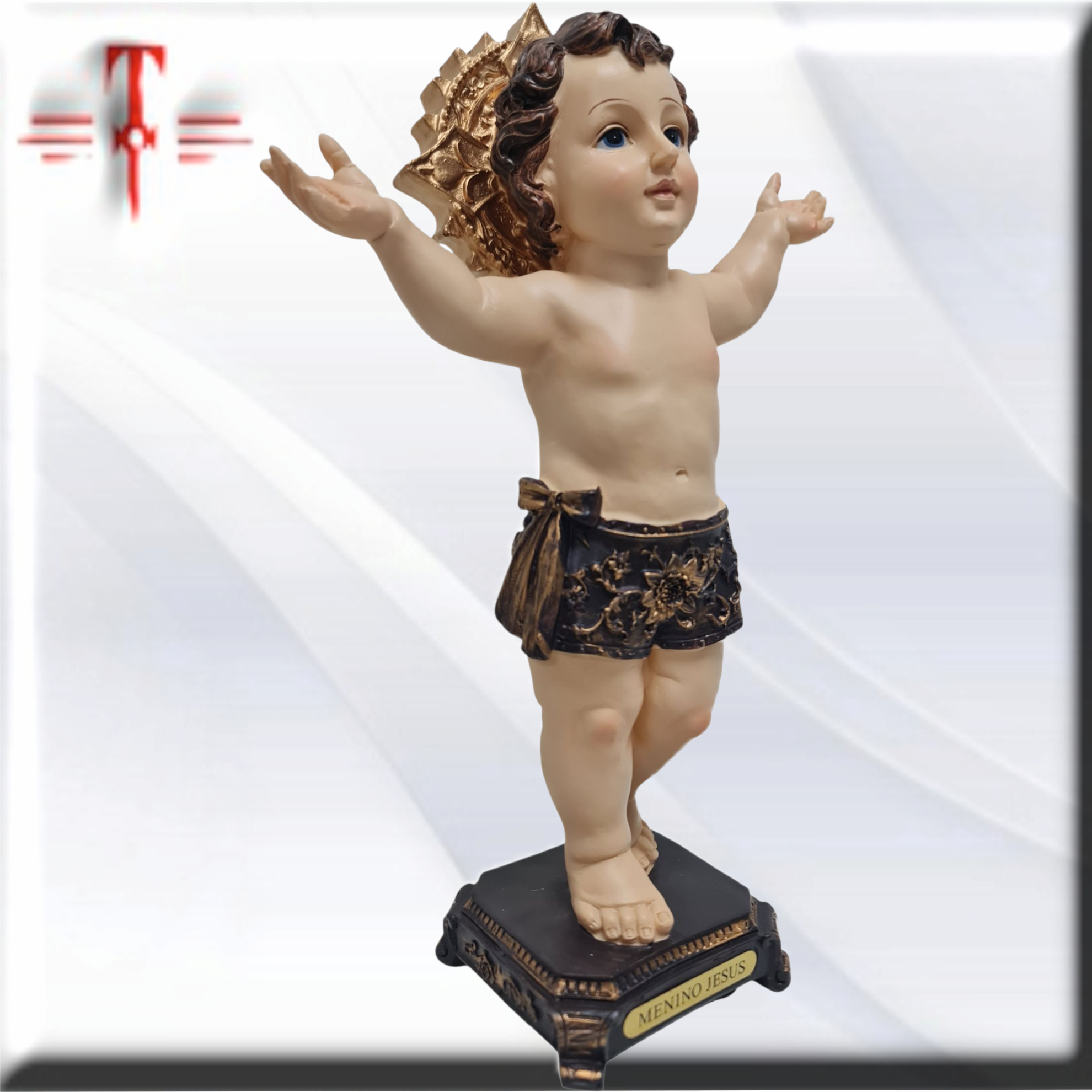 Niño Jesús con las manos alzadas , Santos y Vírgenes católicos , productos Religiosos - Imagen 3