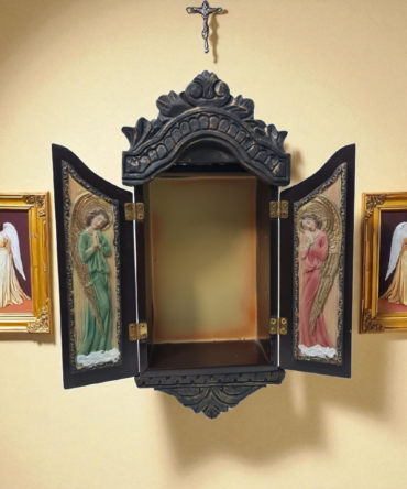 Hornacina de madera , Capilla , Santos y Vírgenes católicos , productos Religiosos