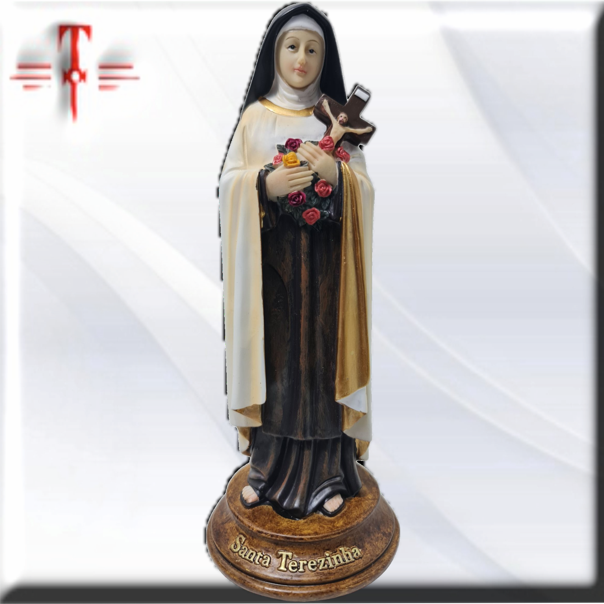 Figura Religiosa de Santa Teresa en Resina Premium - Imagen 2