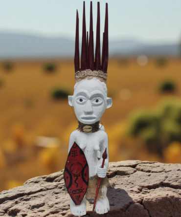 Fetiche guerrera del fuego , secretos del vudu africano