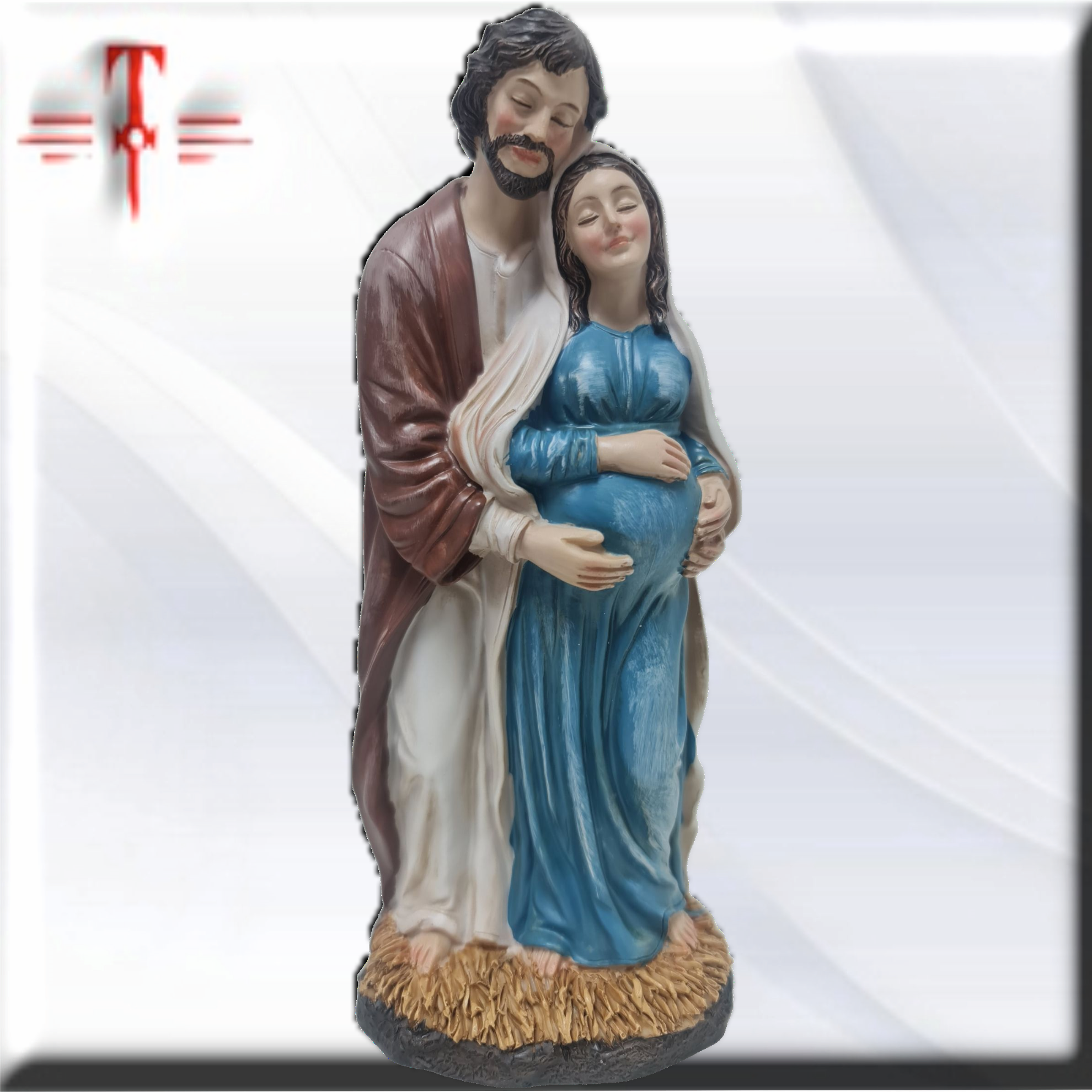 María y José durante la dulce espera , Santos y Vírgenes católicos , productos Religiosos - Imagen 2