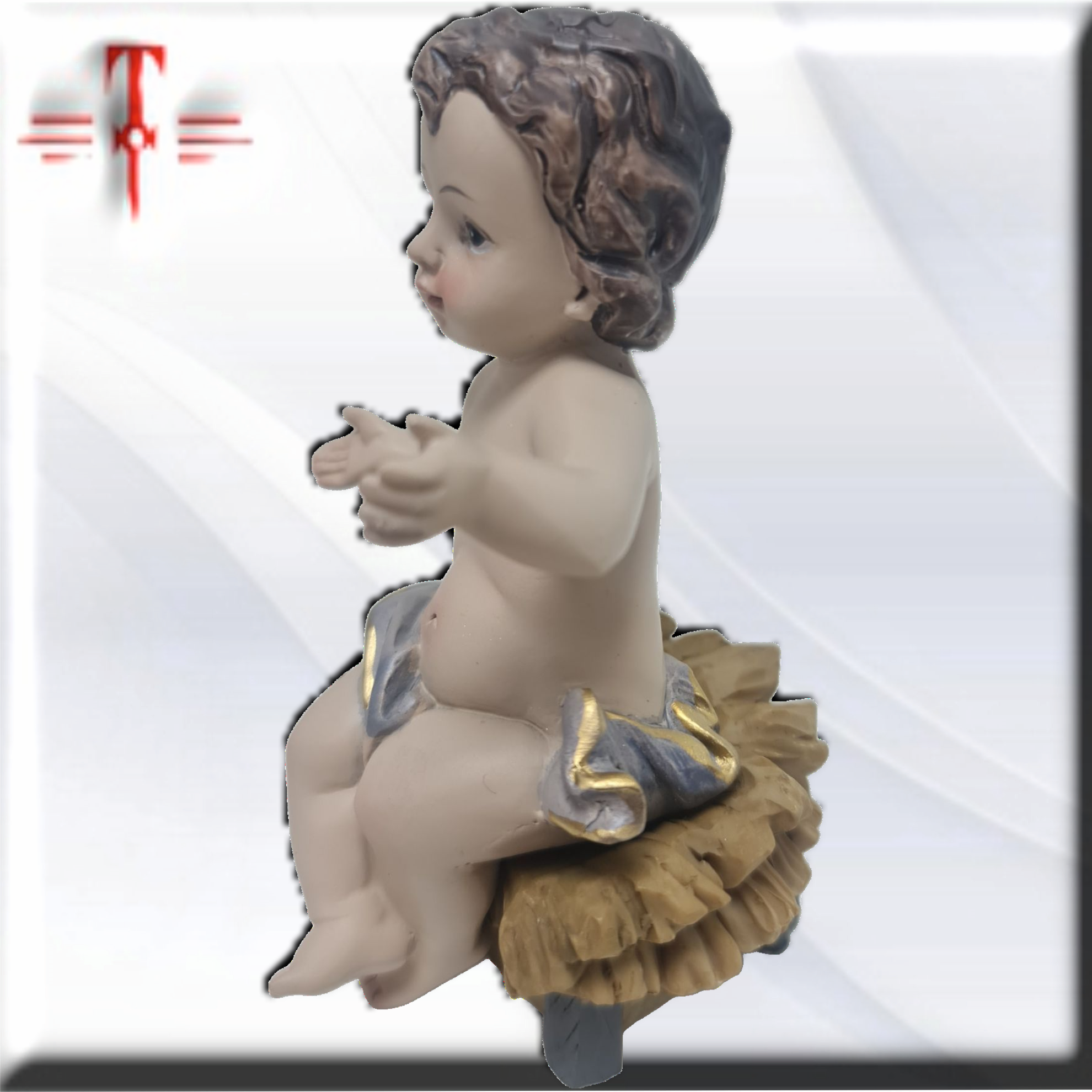 Niño Jesús sentado , Santos y Vírgenes católicos , productos Religiosos - Imagen 4