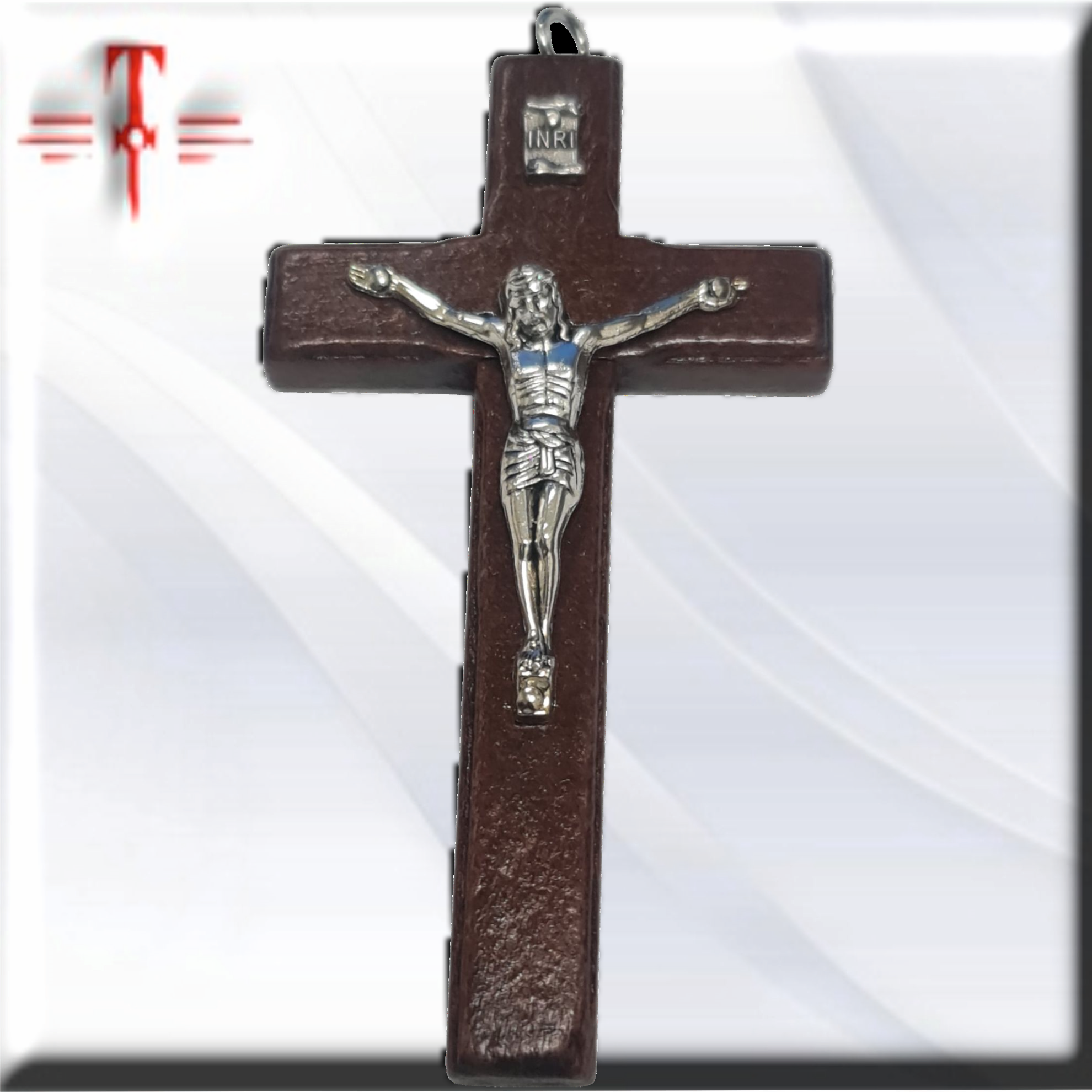 Cruz de madera 9cm , Joyeria religiosa - Imagen 2