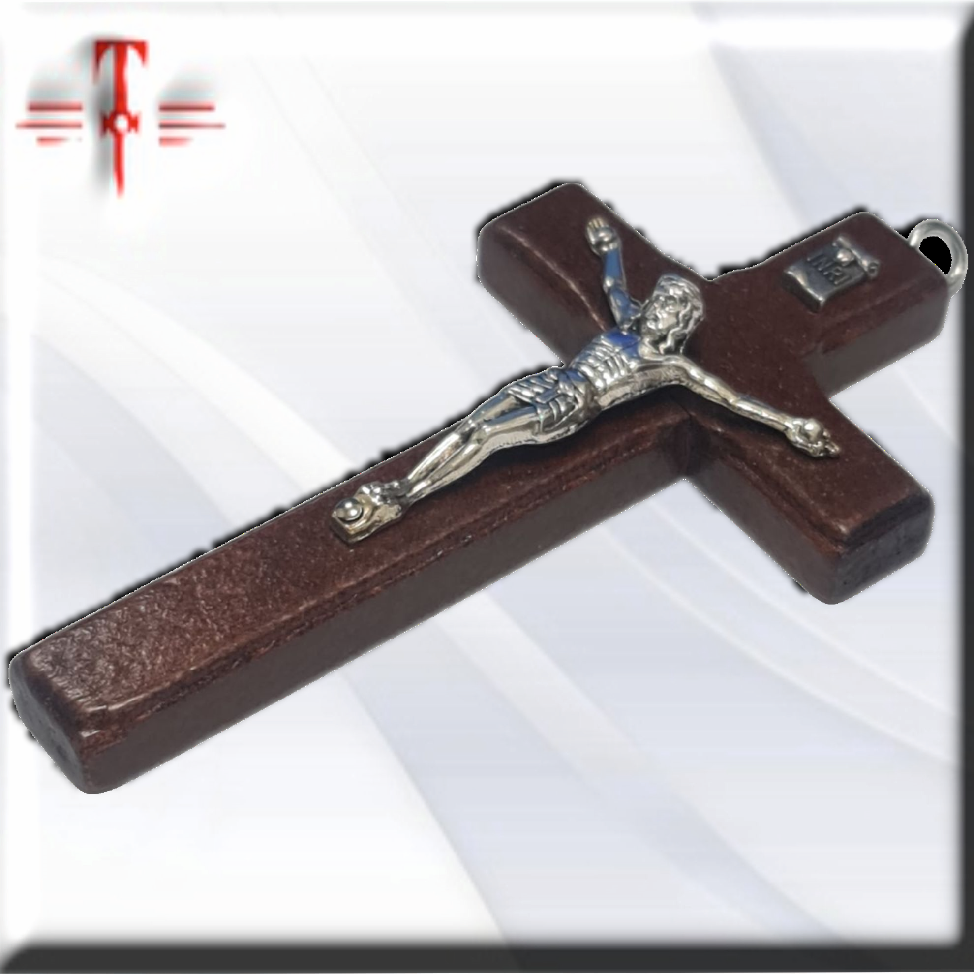 Cruz de madera 9cm , Joyeria religiosa - Imagen 3