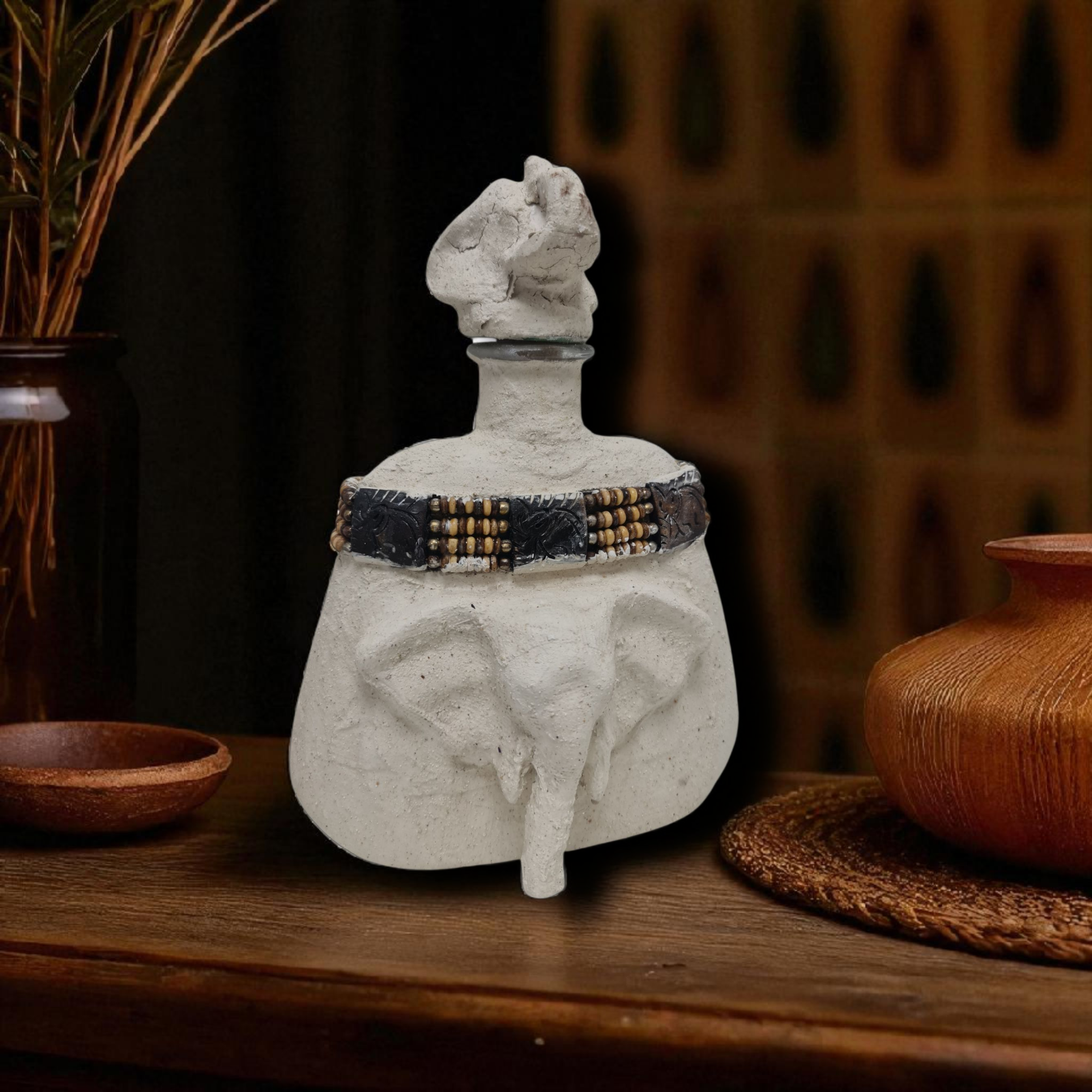 Botella Mágica contra enfermedades y envejecimiento , secretos del vodun Fon .