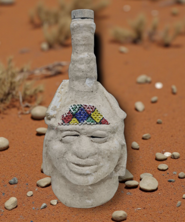 Botella fetiche Mágica Dinero  , secretos del vodun Fon .