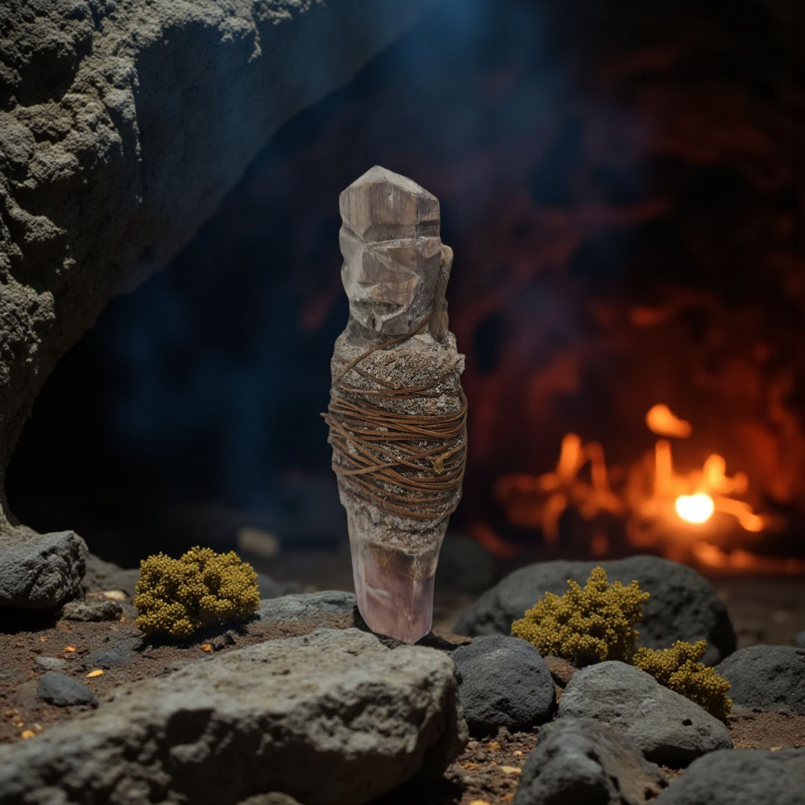 Fetiche de amarre , amuleto africano , secretos del Vodun