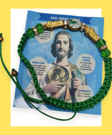 pulsera San Judas tadeo dorado