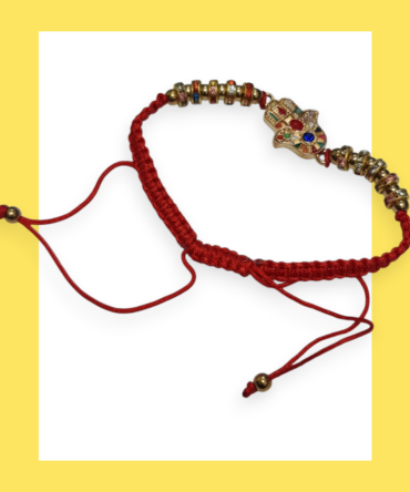 pulsera Hamsa roja