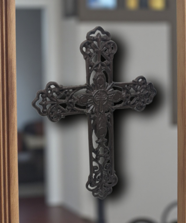 Crucifijo de Hierro fundido  , Santos y Vírgenes católicos , productos Religiosos