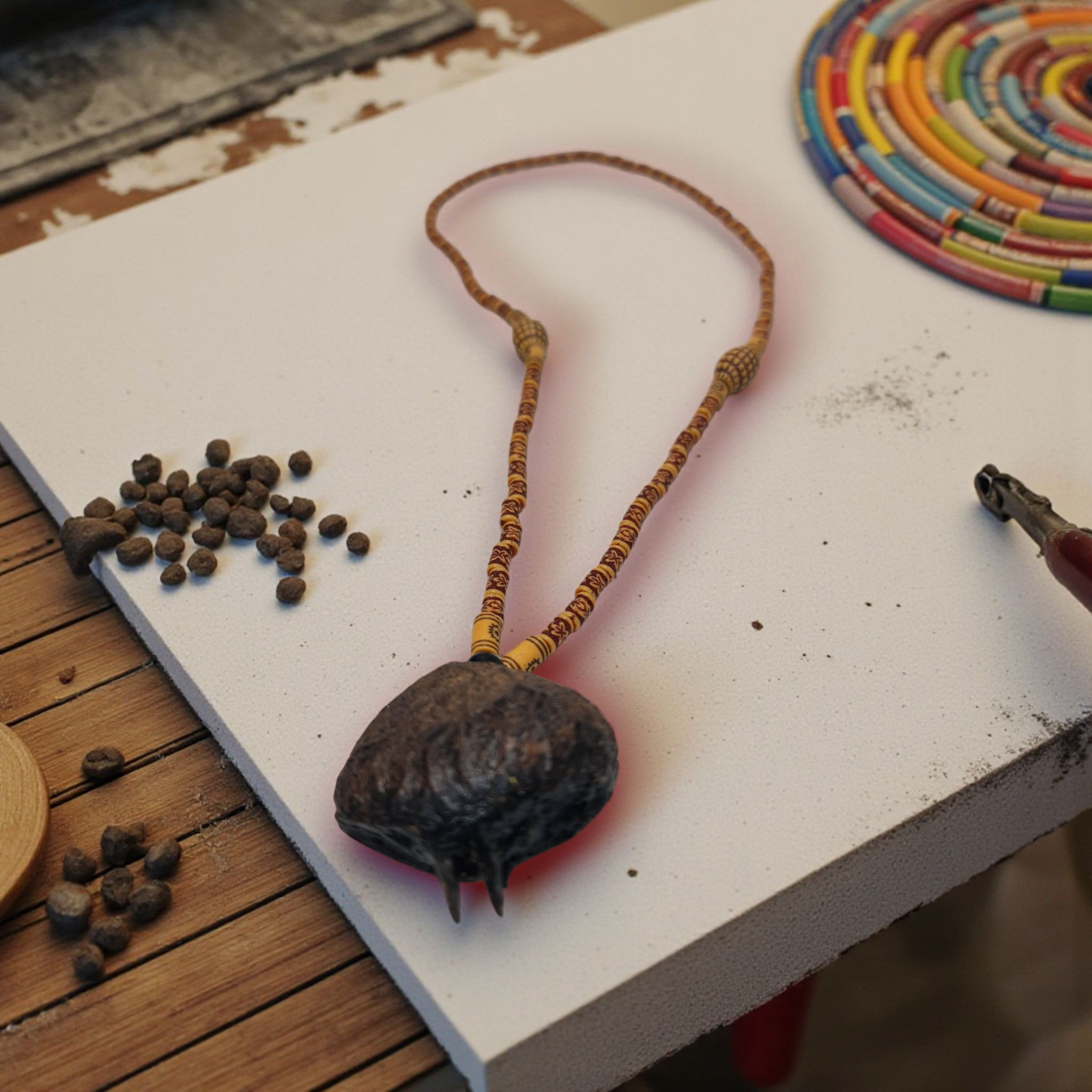 Colgante africano proteccion contra magia negra , Original from Benín Protection