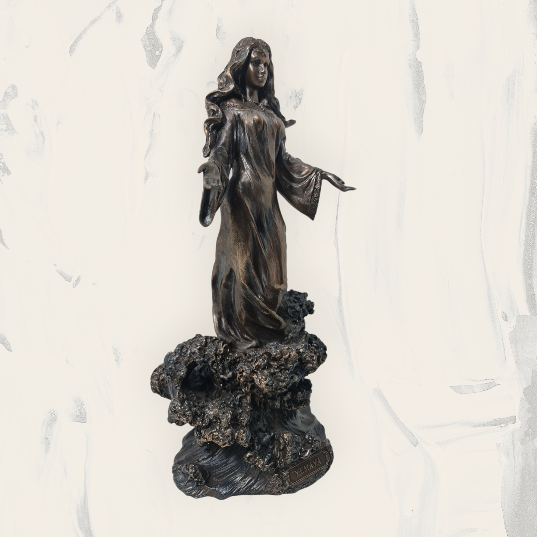 Orisha Yemaya , estilo veronese , deidades yoruba , Santeria , dioses africanos - Imagen 3
